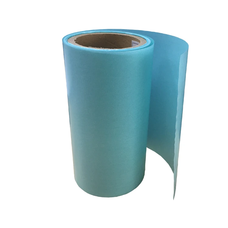 
Professional Supplier 62g-80g Blue Glassine Release Paper Single Side Silicone Coated 