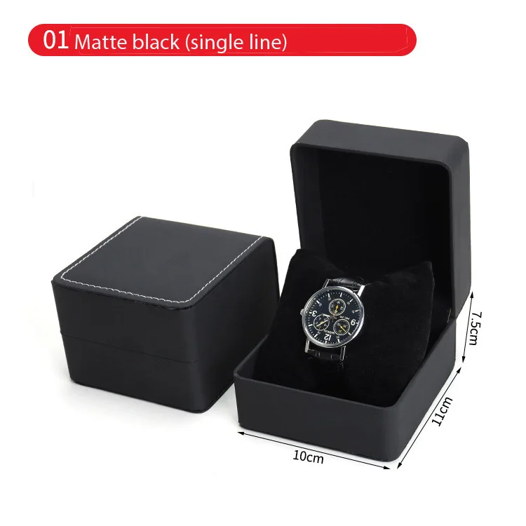 Wholesale Customized Packaging Box Luxury Watch Texture Cardboard Lid And Base Box