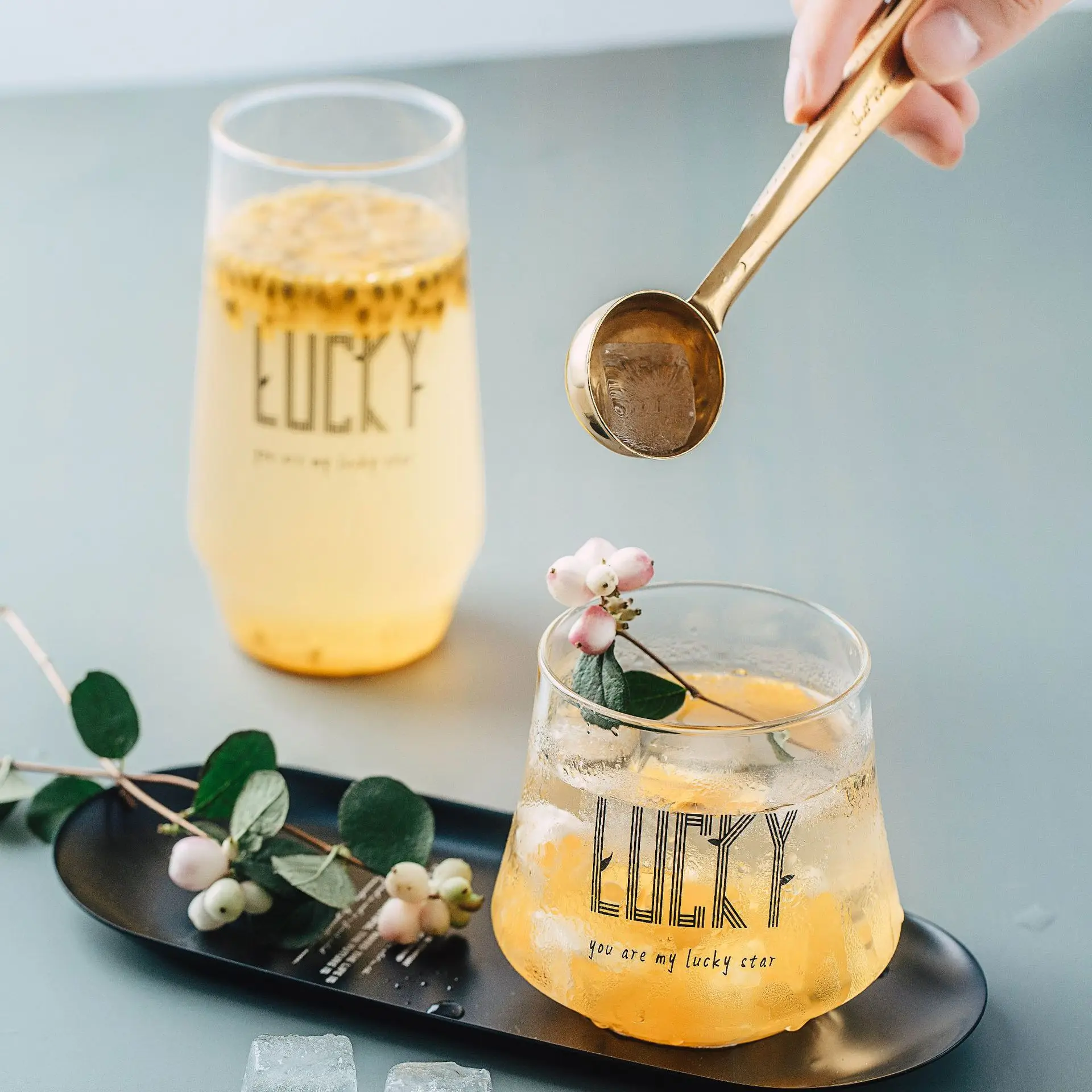 Wholesale Custom Nordic Heat-resistant Glass Coffee Milk Cup Home Dessert Juice Cups Simple Cold Drink Beer Glass