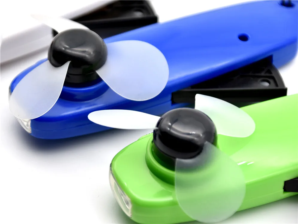 2020 Оптовая Продажа Ручной пресс вентилятор со светодиодными огнями