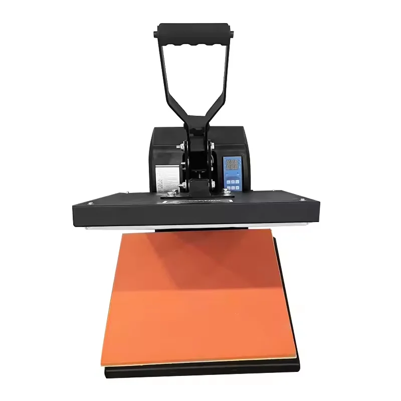 38*38 Transfer Printing Easy to Operate Temperature Adjustable Flatbed Heat Press Machine for Custom T shirt Bags Logo