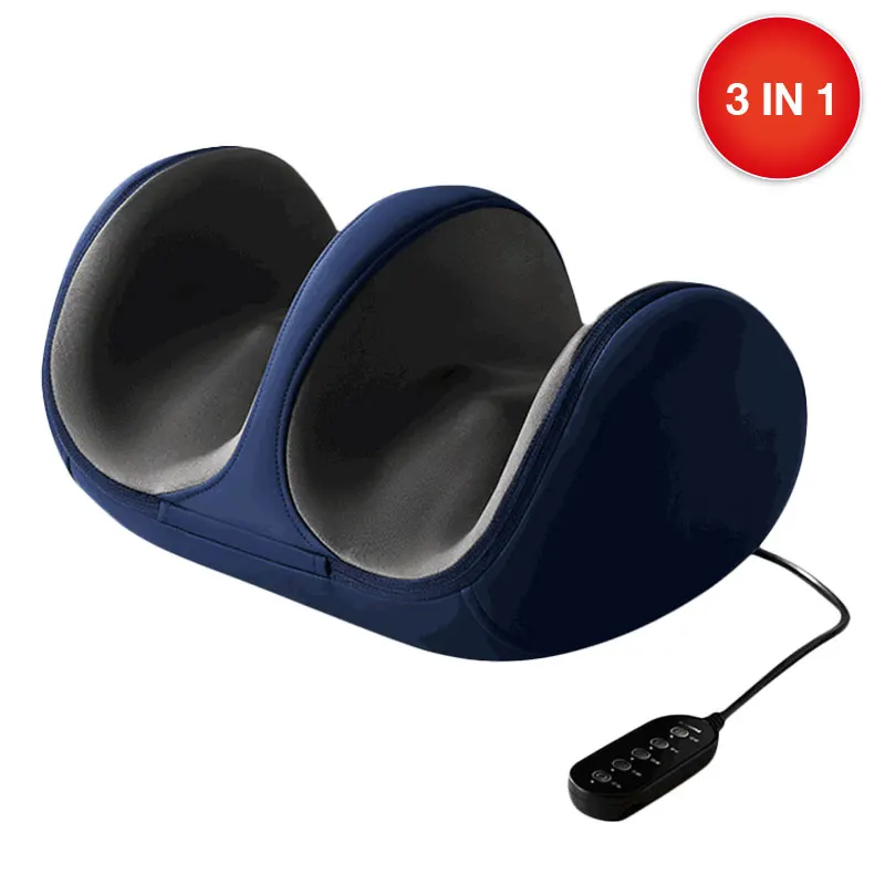 2024 Ce Rohs Office Shiatsu Heat Leg Vibrating Exercise Machines Reflexology Stimulator Air Pressure Foot Massager