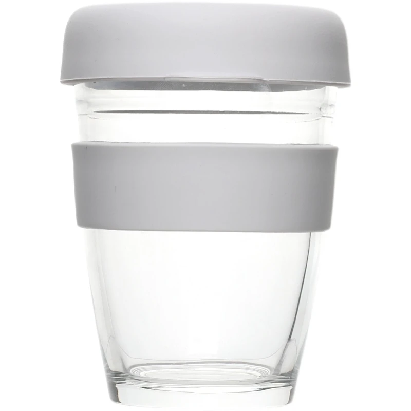 Glass tea cup double wall glass coffee cup 150ML 350ML  Insulated Borosilicate Coffee Glass Cup Set with Handle And Lid For Tea