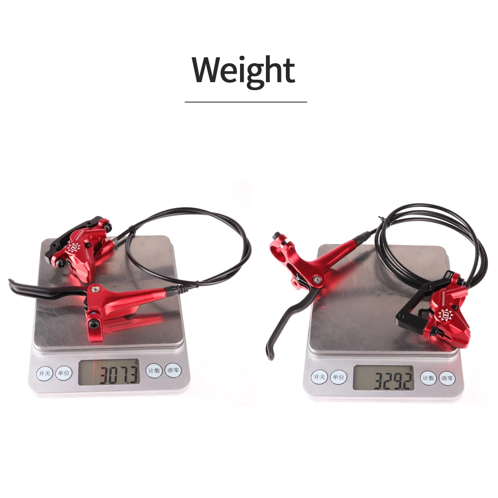 Комплект велосипедных дисковых тормозов, 4 поршня, 800 мм, 1400 мм