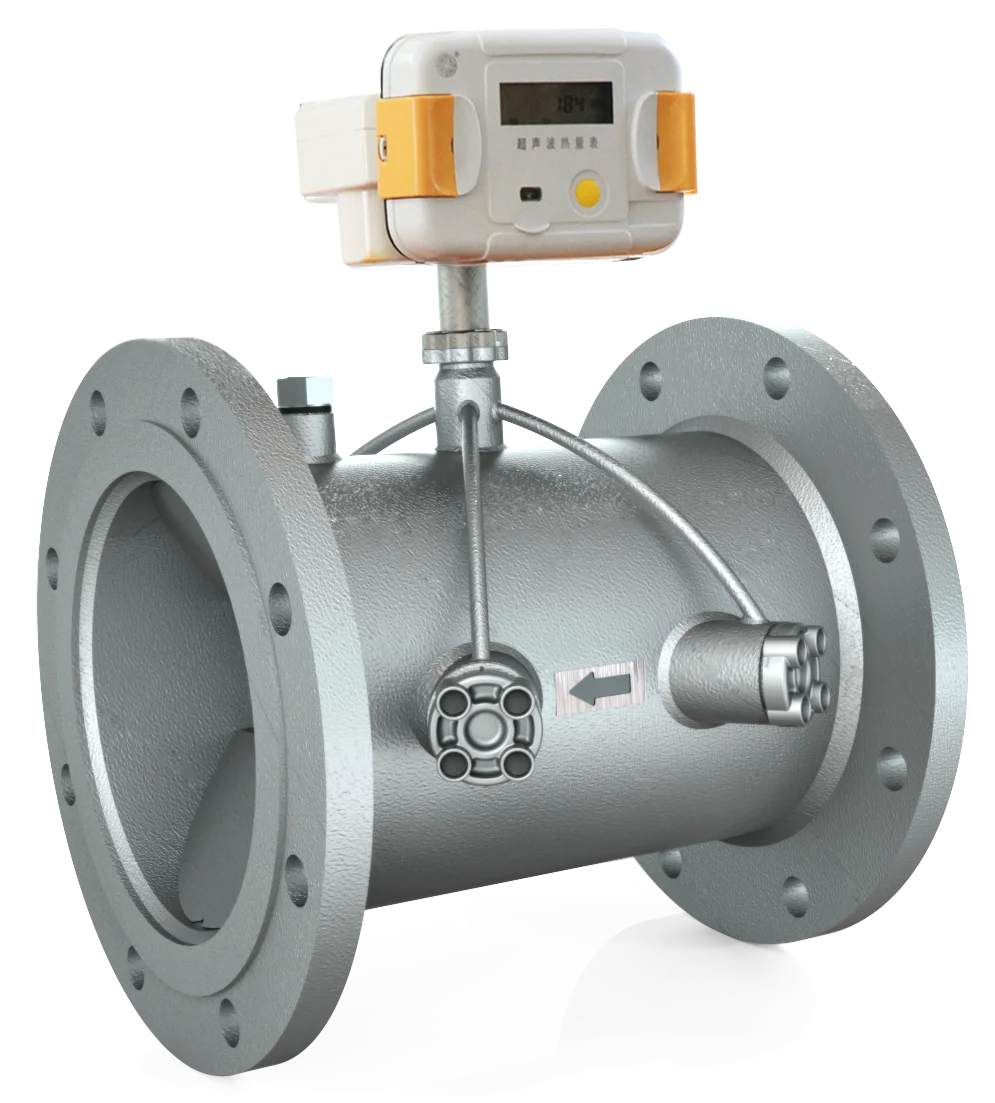 Durable Using Low Price Large Diameter Ultrasonic Calorimeter Heat Meter With MID certification