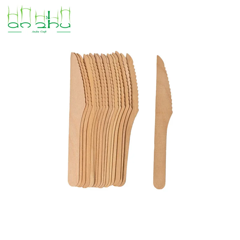 Деревянные ножи и вилки с завернутым