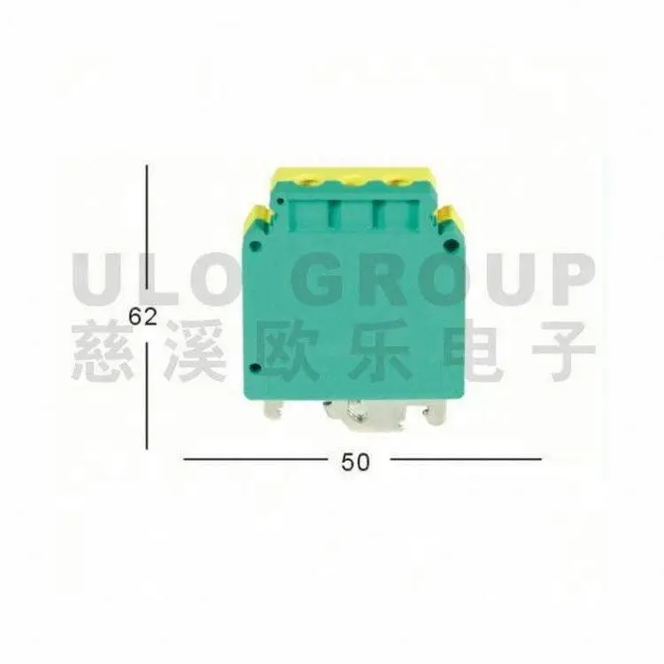 Export equivalent connector 4mm din rail terminal block From ULO 0