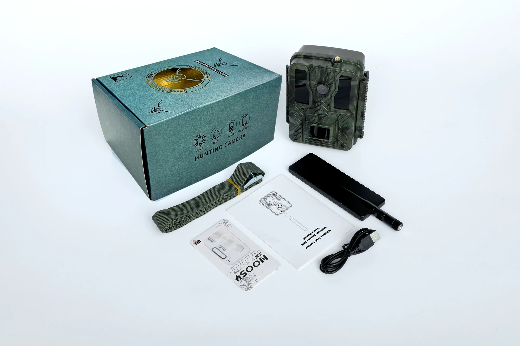 Outdoor 48MP App Cloud Storage Wild Camera Sim Card Hunting Camera 4G with SIM Card Wildlife Trail Motion Camera
