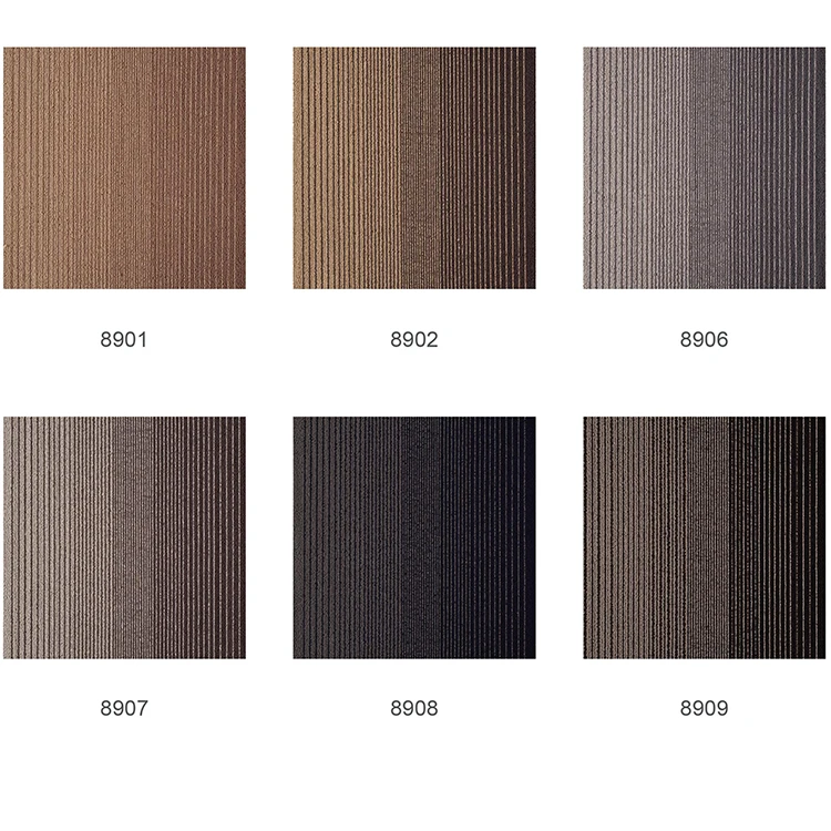 luxury office commercial carpet tile 50x50cm square carpet