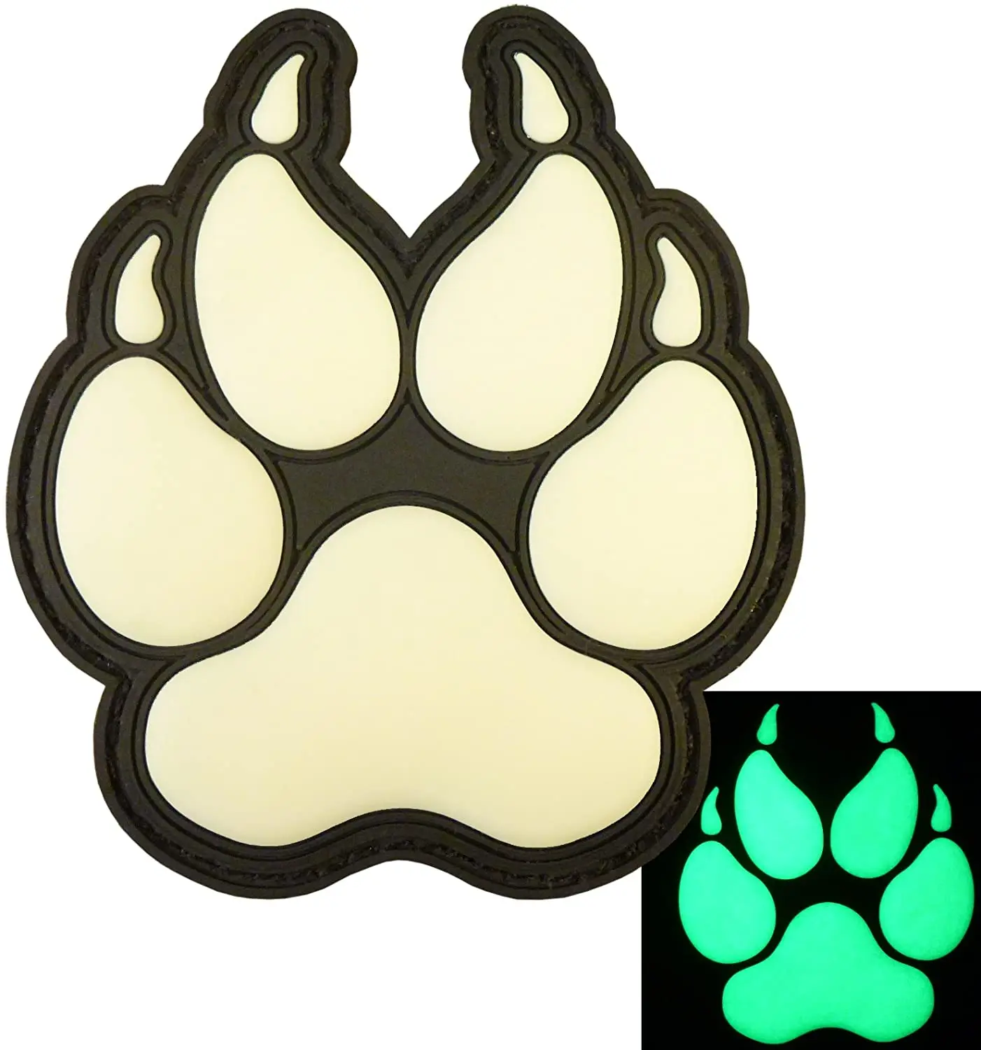 Round Shape Custom PVC Patch Custom 2d Logo Name Rubber Patch Label