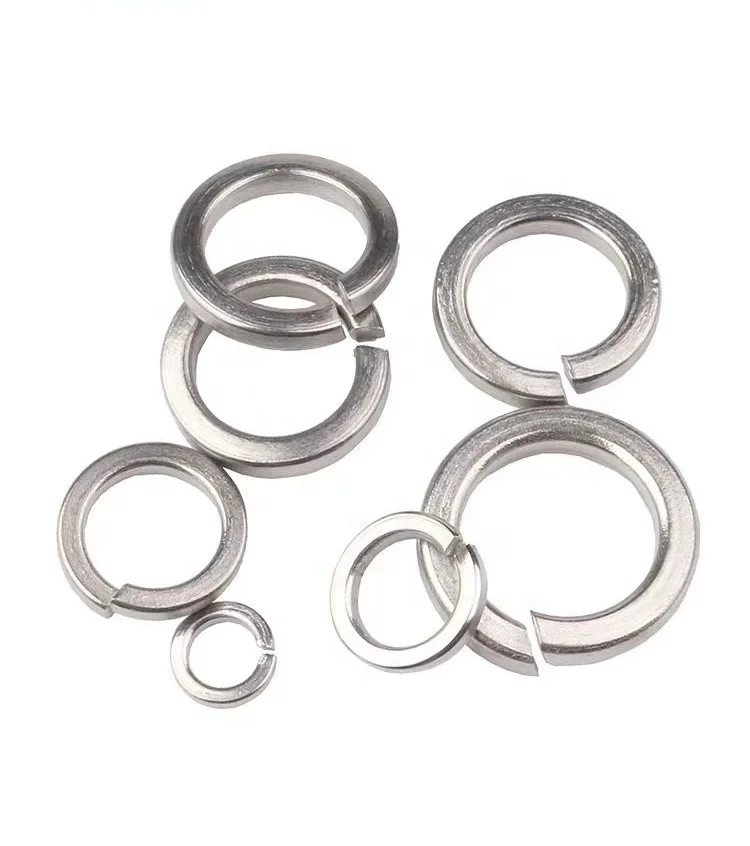 In stock high quality DIN7980 hardware spring lock gasket stainless steel 304 316 spring lock washer