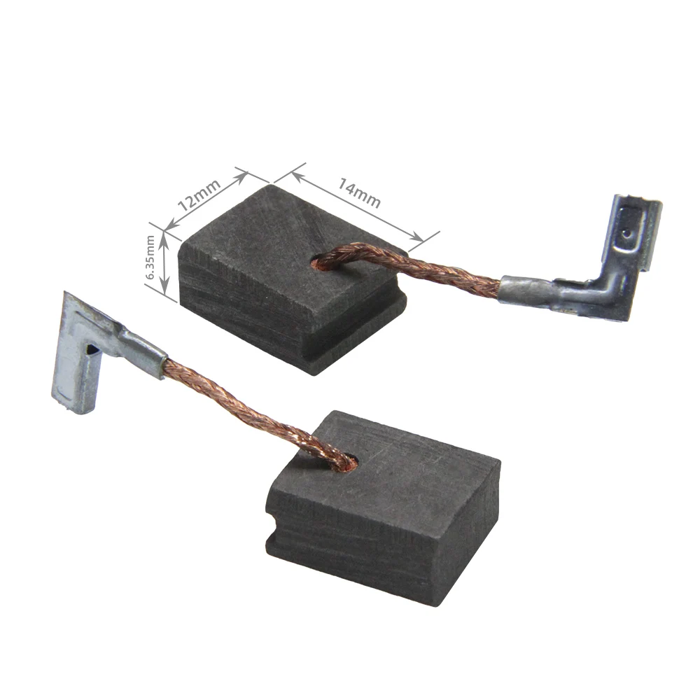 TASP Carbon Brush 6.35x12x14mm for DeWalt DWE402 DWE402N DWE402W DWE402K DWE402G DWE4214 DWE4212-B3 DWE4222 DWE4224