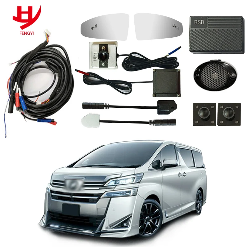24GHz microwave radar system BSD detection blind spot detection system BSD lane change assistant system For Toyota ELFA