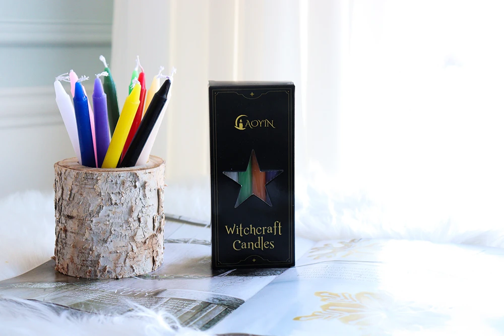 Pure Paraffin Wax Custom Private Label  White Candle Stick For Home Decoration  Wholesale Factory Price
