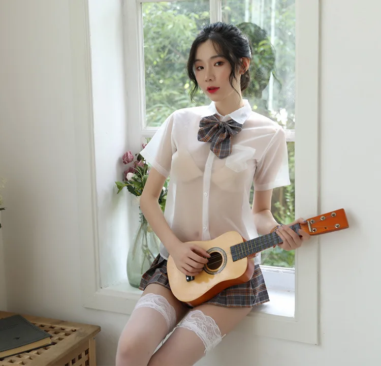 
Cute and charming sexy professional clothing transparent sexy underwear temptation sexy cosplay 