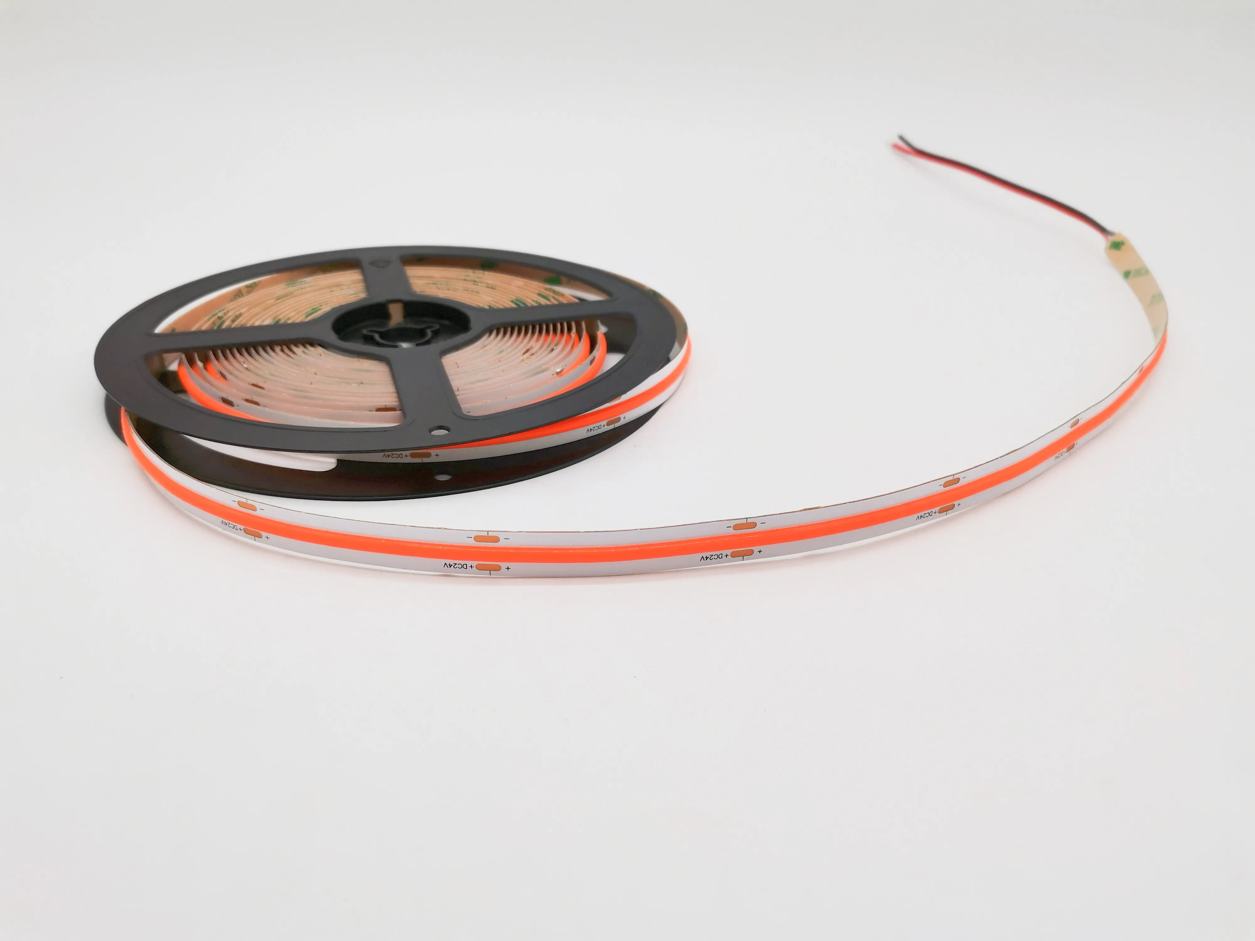 inlux factory  IP20 IP65 24v 12v car flexible light stripe 480 leds red pink green rgbw rgb cob  led  strip light