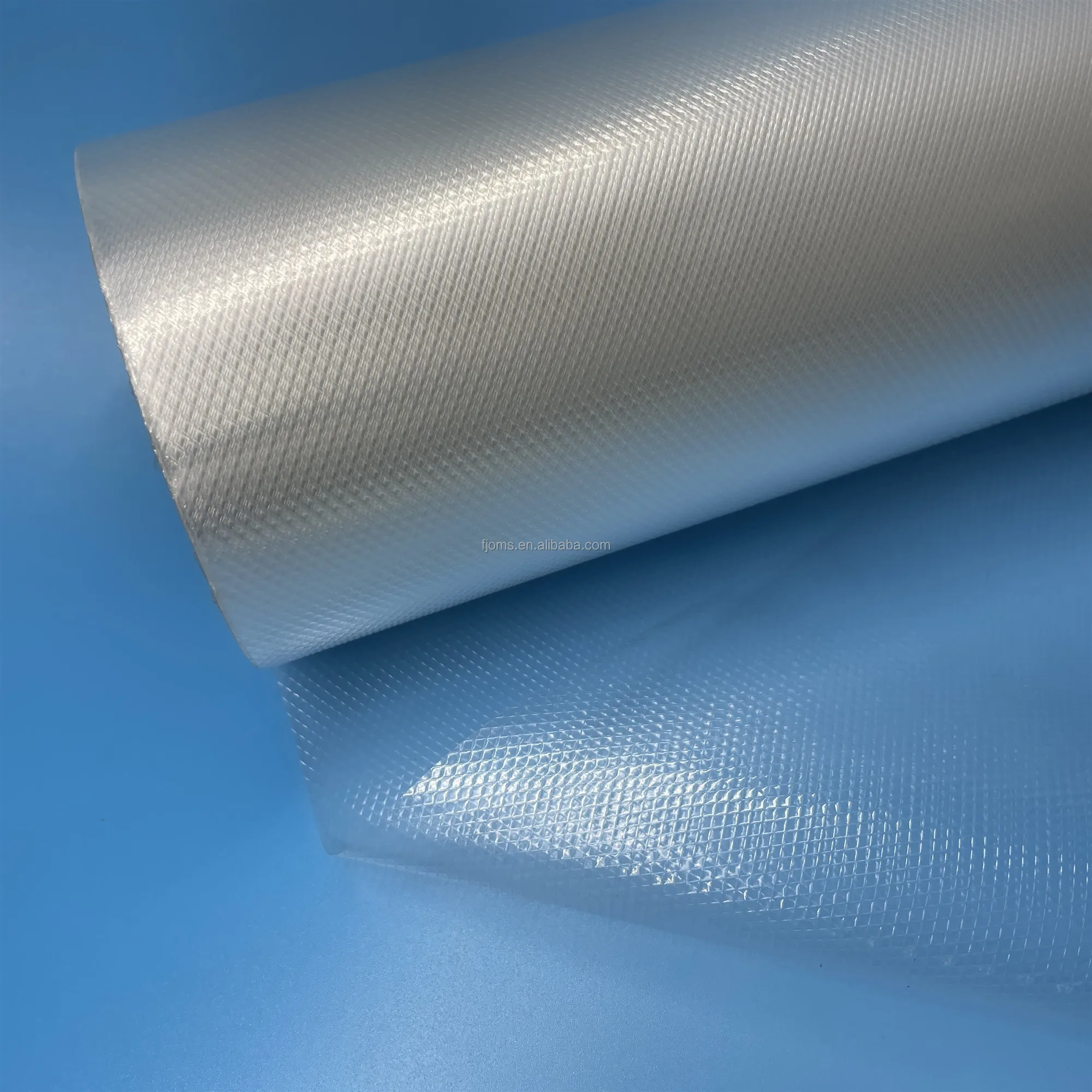 Plastic embossed polyethylene film for rubber release film in tire industry