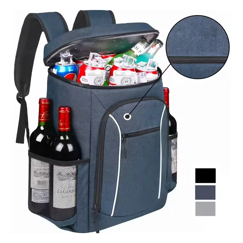 Custom Premium PEVA Golf Wine Beer Large Cooler Bag Outdoor Picnic Beach Camping Hiking Trips Insulated Cooler Backpack