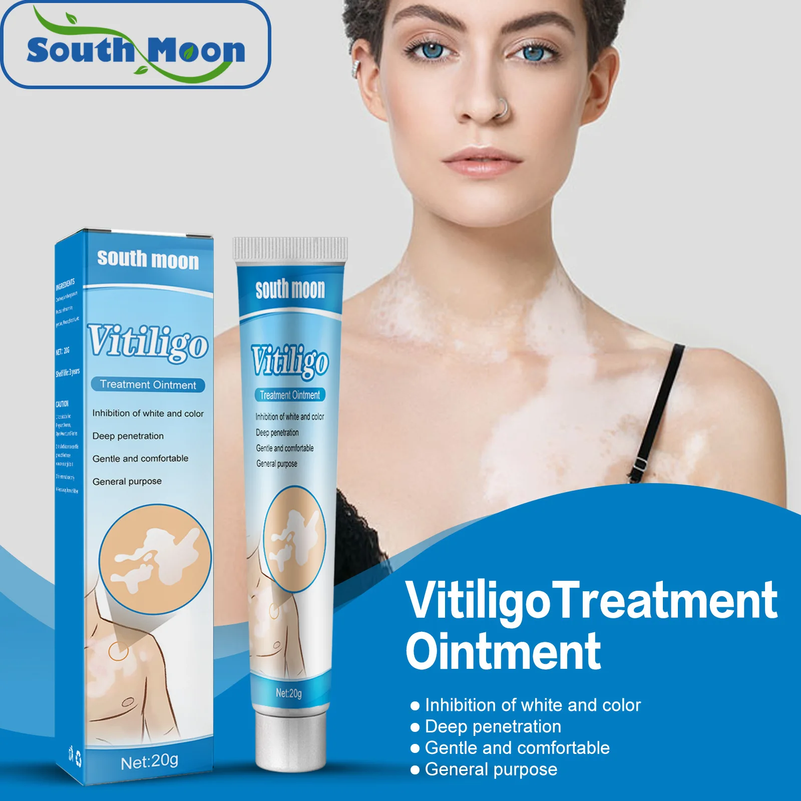First Aid Beauty Ultra Repair Skin Whiten Cream Vitiligo Cream Treatment With Cheap Price Maladie Peau Traitement