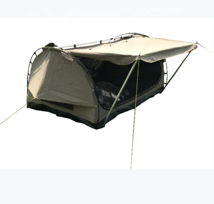 Удобная холщовая палатка для кемпинга и пешего туризма на 1-2 человек с подставкой сна водонепроницаемая