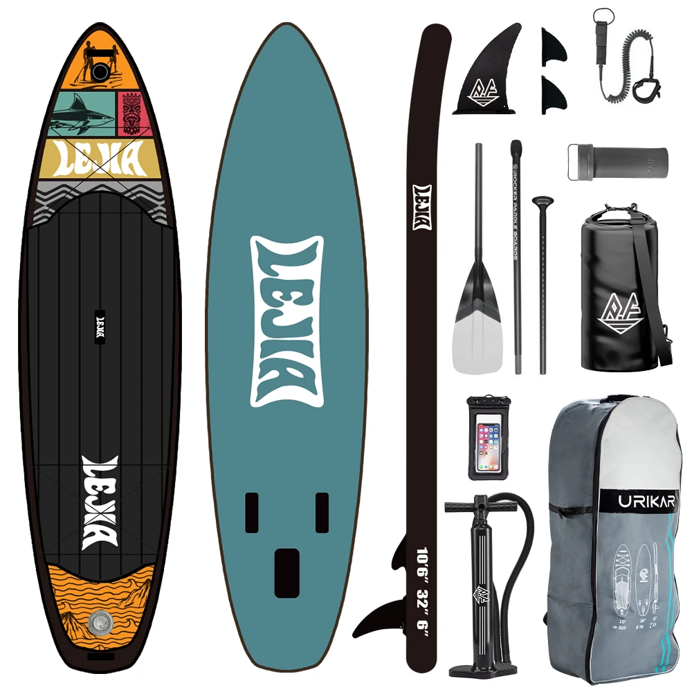lejia surfing surfboard stand up paddle board inflatable soft surfboard sup