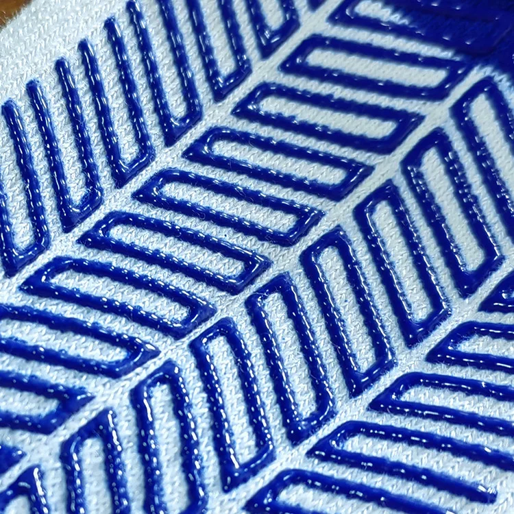 beige white magnetic polyester kids children non slip coating football grip socks for soccer athletic