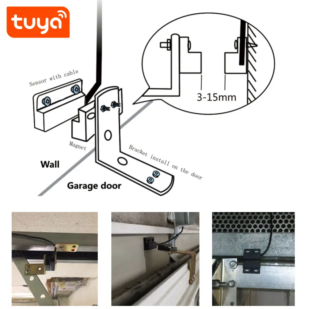 Китайский производитель беспроводной WiFi Tuya умный автоматический открывалка для гаражных ворот PST-WD003