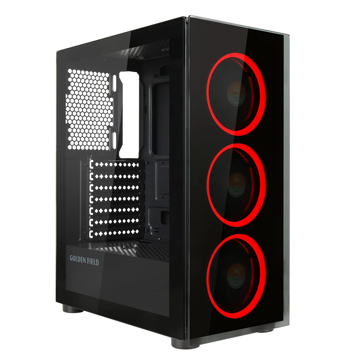 Высокоэффективный акриловый компьютер Mid-Tower компьютеры Atx игровой чехол