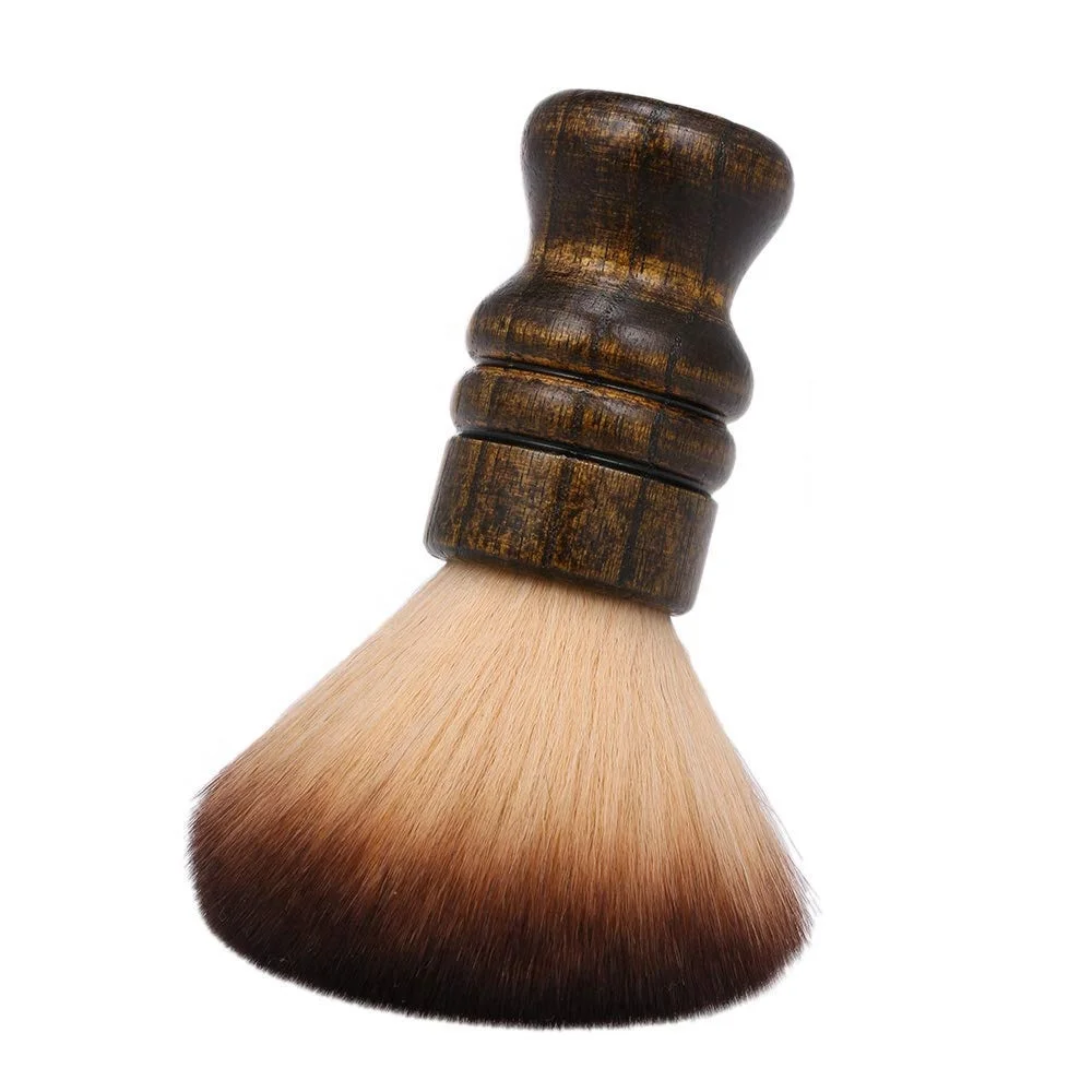 Personalized Neck Duster Brush Fibre Brush for Barber Salon After haircut For hairdresser
