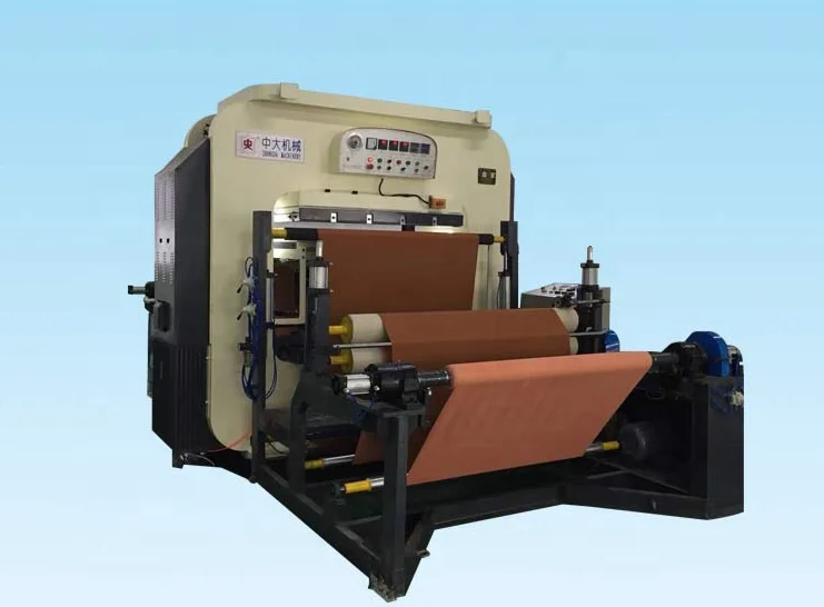 Hydraulic Leather Embossing Machine of Tannery Stainless Steel Provided Automatic None Woven Leather Making Machines 10kw 380V