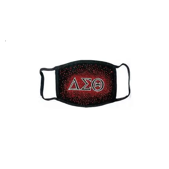 soft fabric party face mask DST rhinestone  Wholesale Delta Anti Dust Cotton Mask Bling Reusable Washable