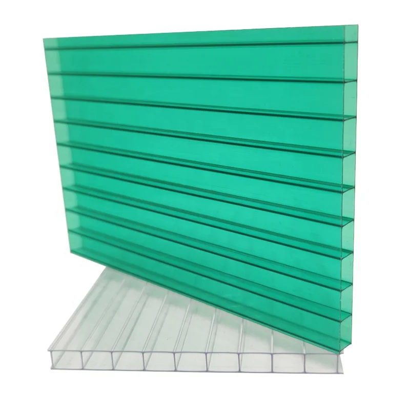 high light transmission roofing frosted polycarbonate twin wall hollow sheet price