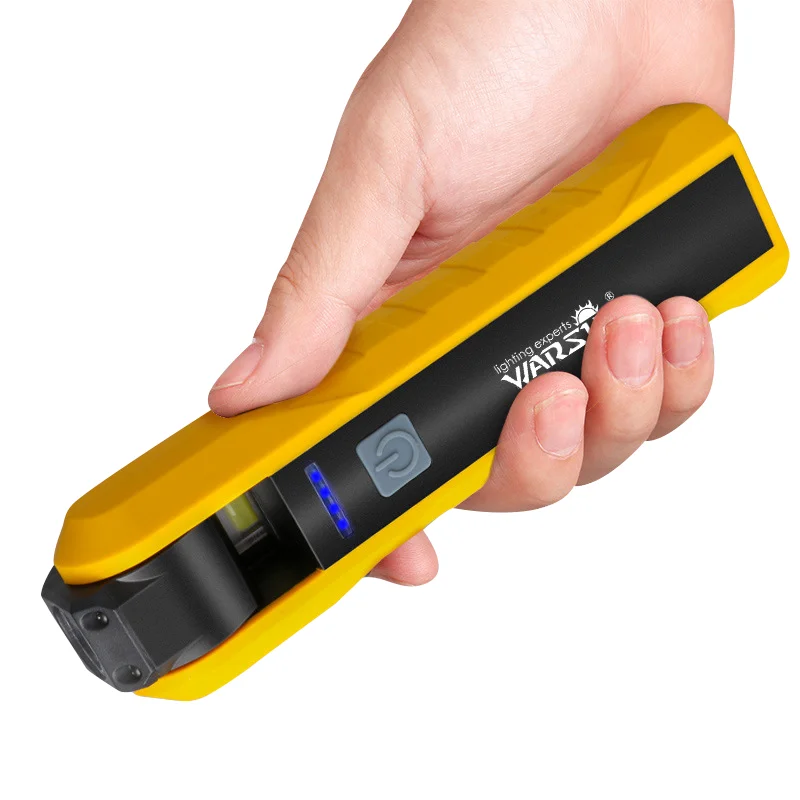
WARSUN X303 Outdoor emergency magnetic base car inspection light portable USB rechargeable cob led work light with hidden hook 
