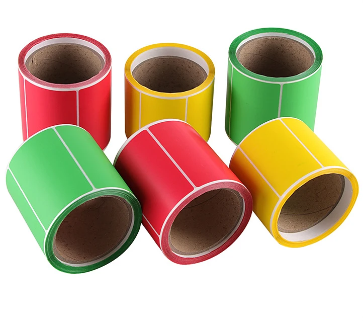 Premium Top Coated Self Adhesive Direct Thermal Label Material in Jumbo Roll for Shipping Logistics Sticker Label