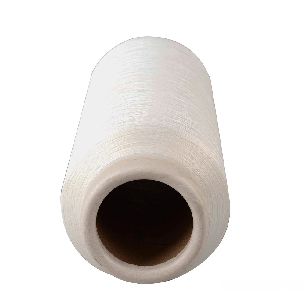 High performance dty professional custom factory bulk italy dty polyester knitting DTY fancy yarn white