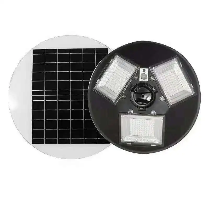 Light Control Radar Sensor ABS Housing Outdoor IP65 Waterproof 200w Solar Led Garden Light with Remote control