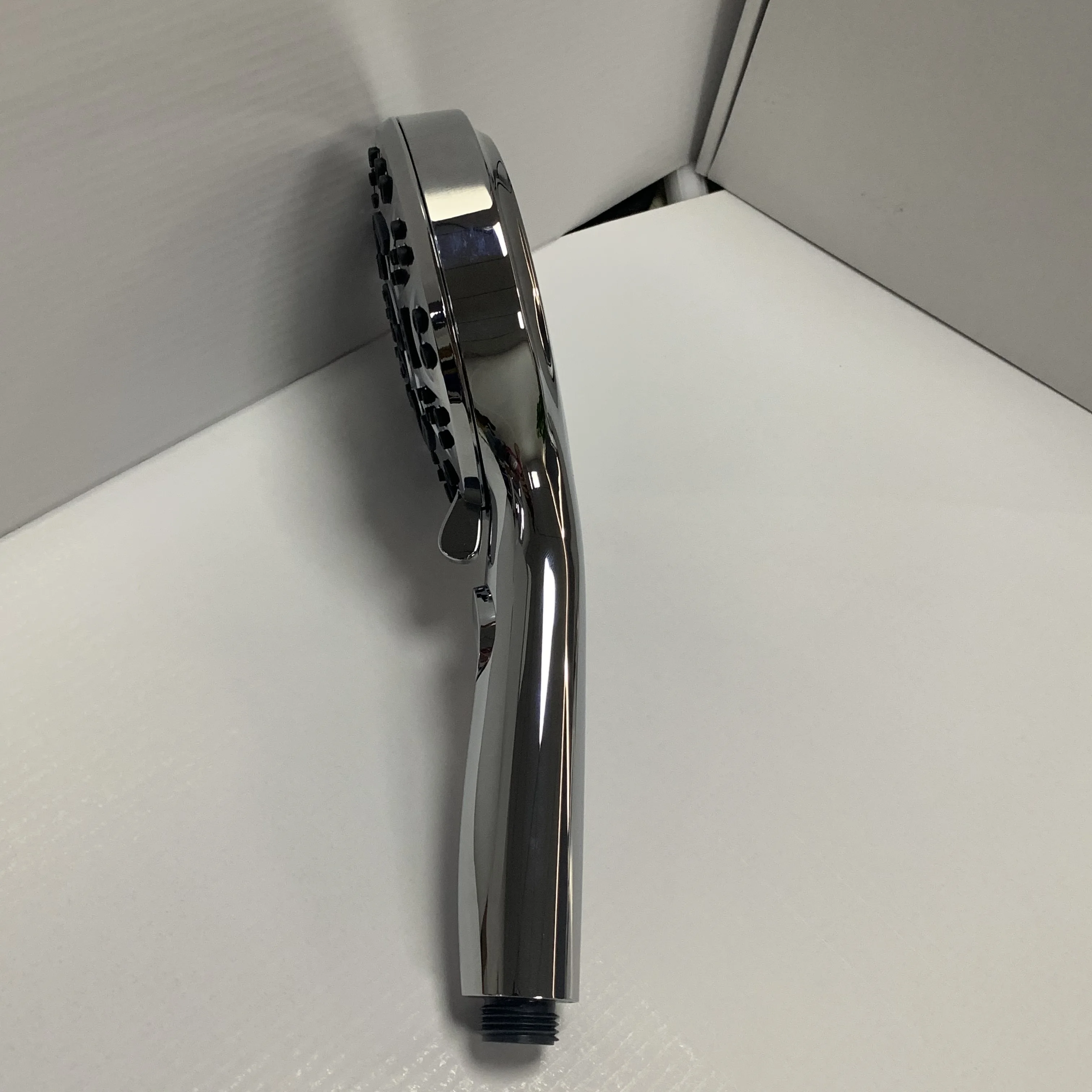 Amazon Hot Selling china supplier wholesale abs chrome bathroom accessory push button robin 8 Functions Handheld Shower Head Set