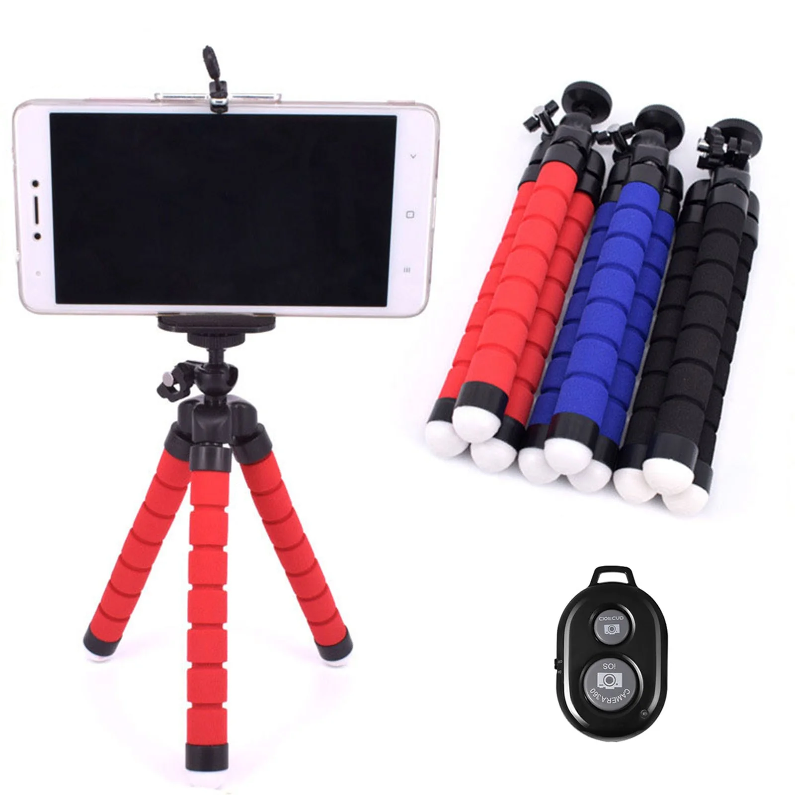2021 new small sponge tripod camera DSLR tripod mobile phone + BLE remote control
