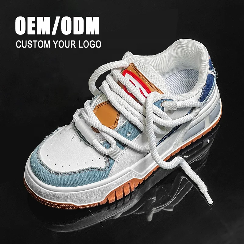 Высококачественные модные удобные низкие ботинки на шнуровке на заказ, Мужская модная повседневная обувь, мужские кроссовки, обувь для скейтборда