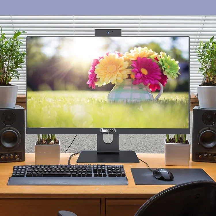 
all in one pc i3 i5 i7 i9 processor AIO pc touch screen computer wireless mouse keyboard all in one computers 