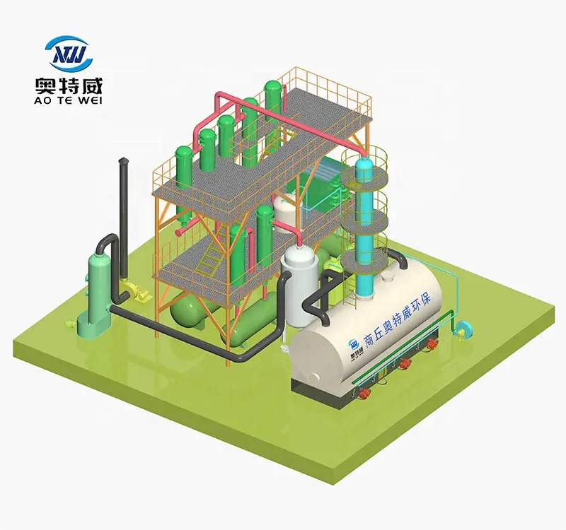 High Efficiency  Used Motor Oil Recycling Machine Waste Engine Oil To Base Oil Recycling Equipment Lubricant Blending Plant