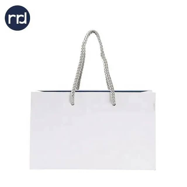 Custom Luxury Gift Garment Paper Shopping Bags Lightweight Shopping Tote Bag
