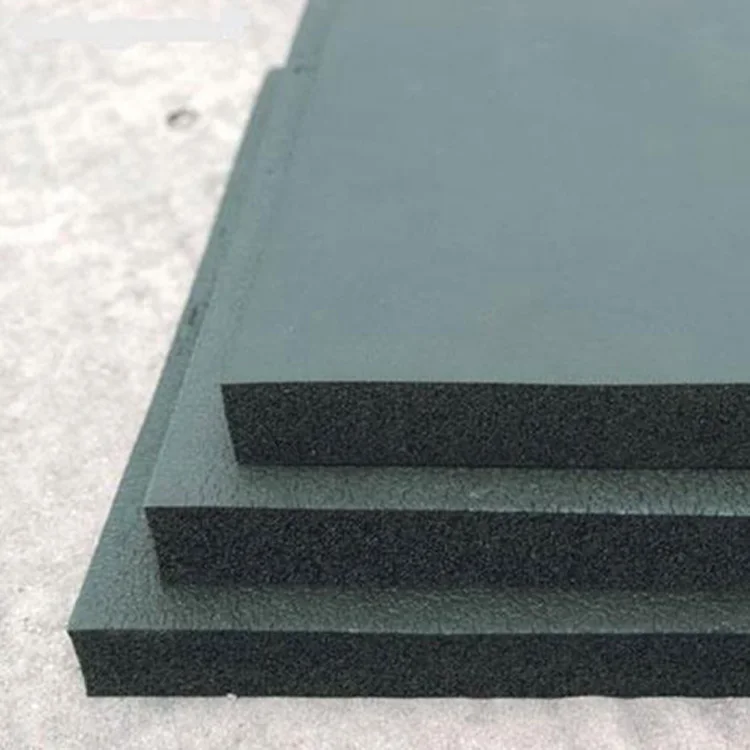 hs code 25mm thickness insulation materials rubber foam sheet price