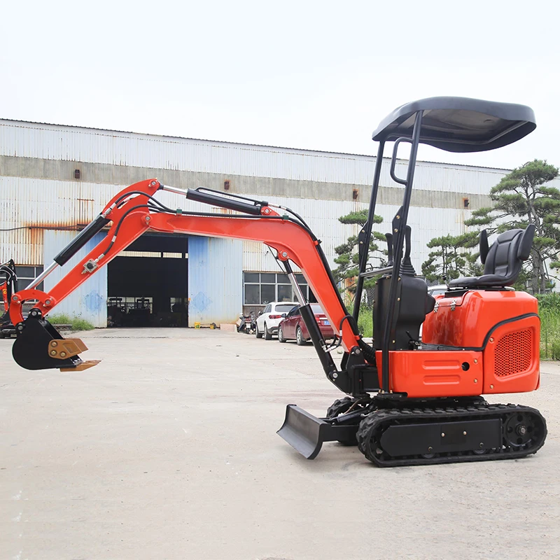 1Ton Mini Excavator Cheap Price Small Excavators New Hydraulic Bagger without Cabin