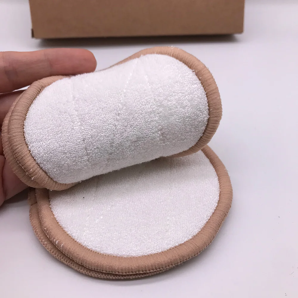Wholesale Makeup Eco Friendly Super Soft Removal Pad Cosmetic Eco Reusable Face Bamboo Cotton Pads