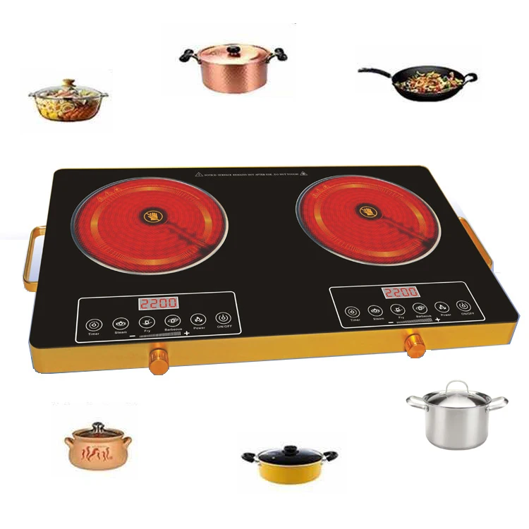 factory direct sales Two Burners  Electric Infrared  Cooker