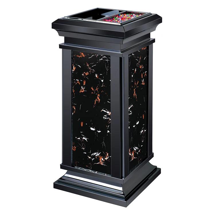 China factory supplier outdoor garden garbage waste trash can bin