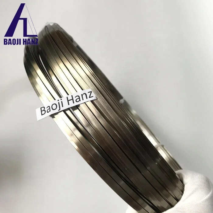 ASTMF2063 Niti wire Super Elastic high quality nitinol flat wire for sale