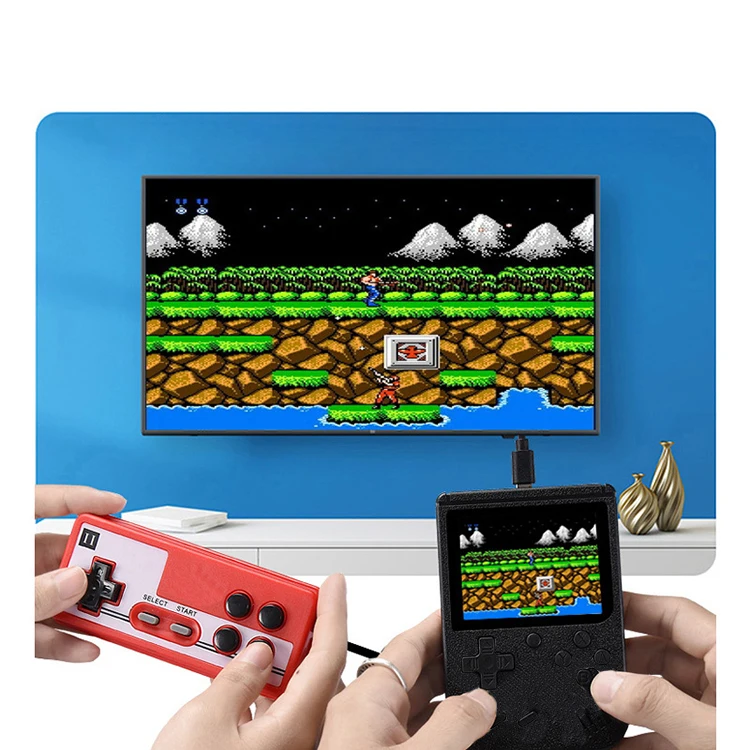 Портативная портативная игровая консоль 400 в 1 для 2 игроков Классическая Ретро-консоль SUP игр