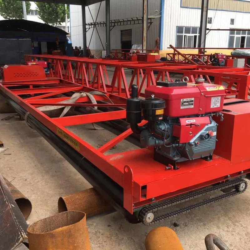 Factory supply construction paving machine Concrete roller paver road levelling screed machine for sale